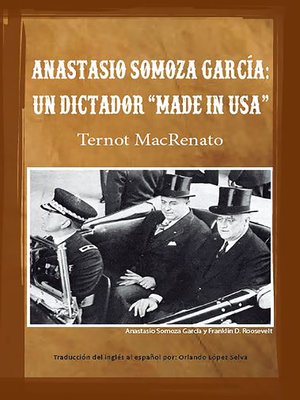 cover image of Anastasio Somoza García